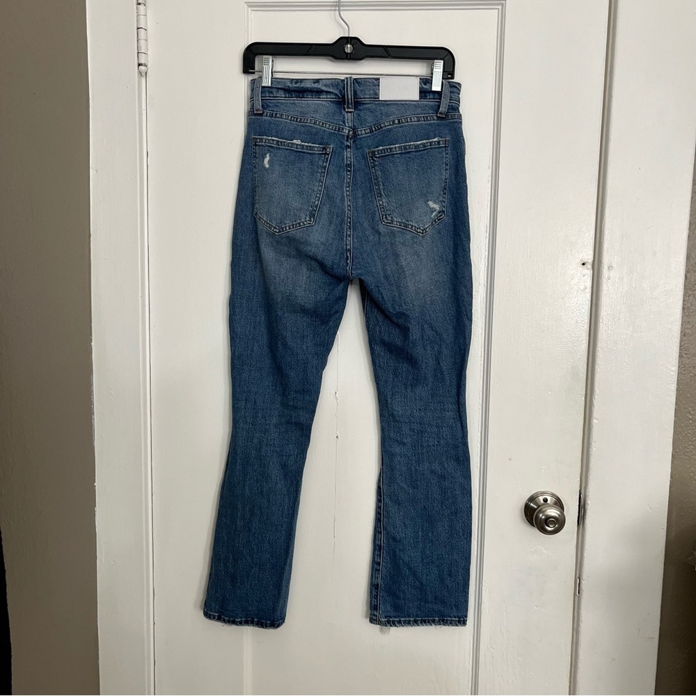 Pistola Lennon High Rise Crop Boot Jeans 26 Distressed in Meyer Wash - Picture 4 of 16